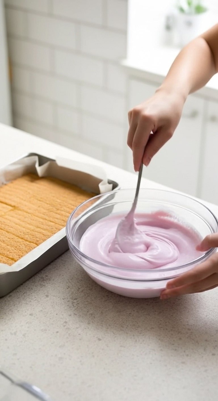 Overview 4-Ingredient Pink Berry Cool Whip Cheesecake Bars Serving Tips 4-ingredient pink berry cool whip cheesecake bars serving expert overview