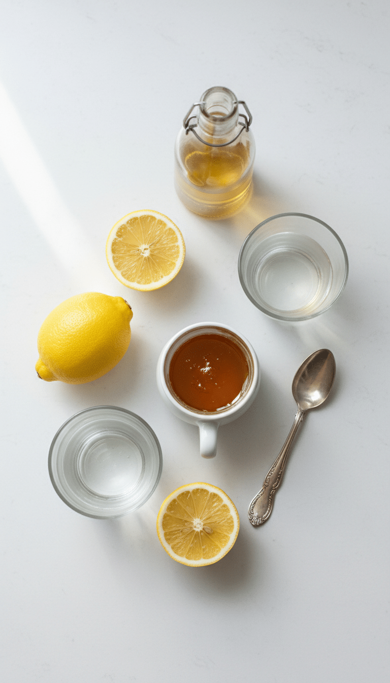 acv trick to weight lose with lemon and water cooking ingredients close-up