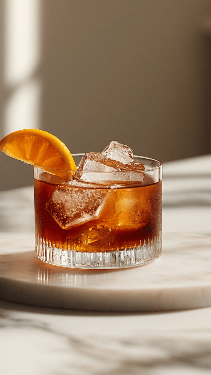 Close up of adrenal cocktail ingredients