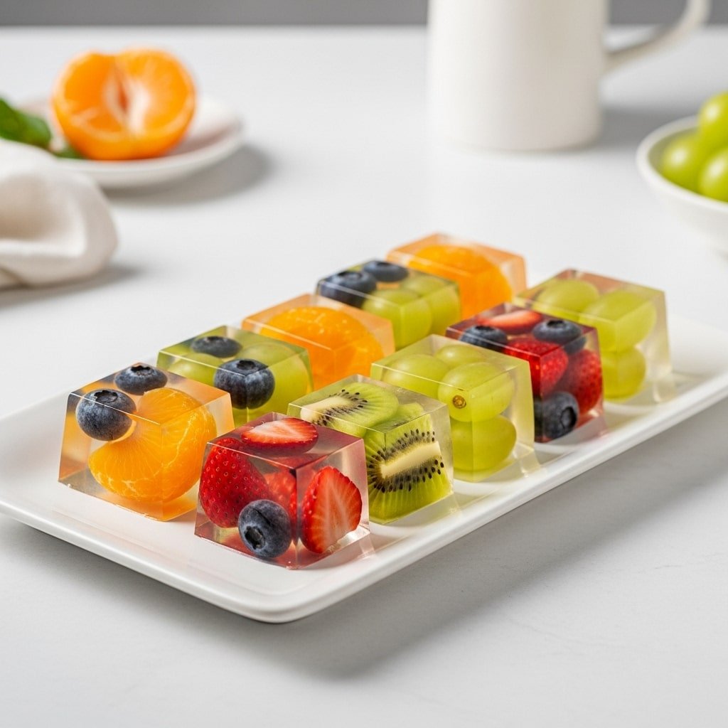 Agar Jelly Cubes