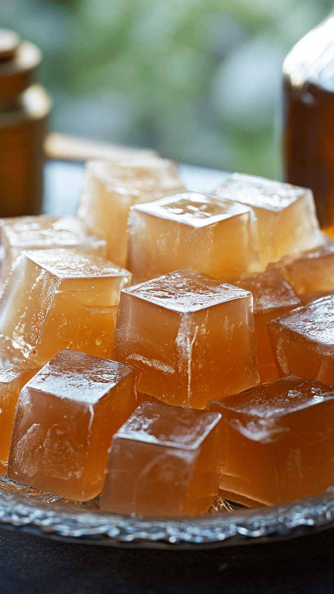 Apple Cider Gelatin Blocks