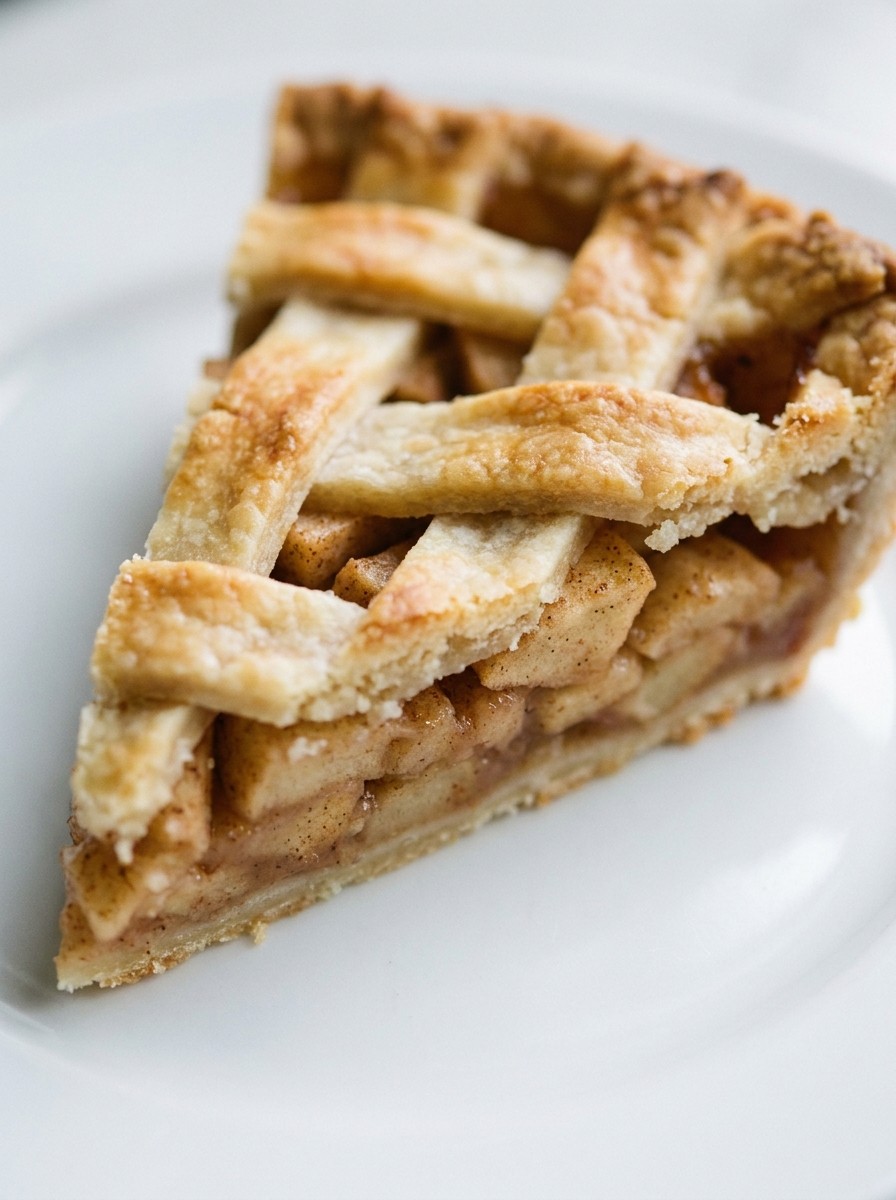 Classic Apple Pie with a Lattice Crust