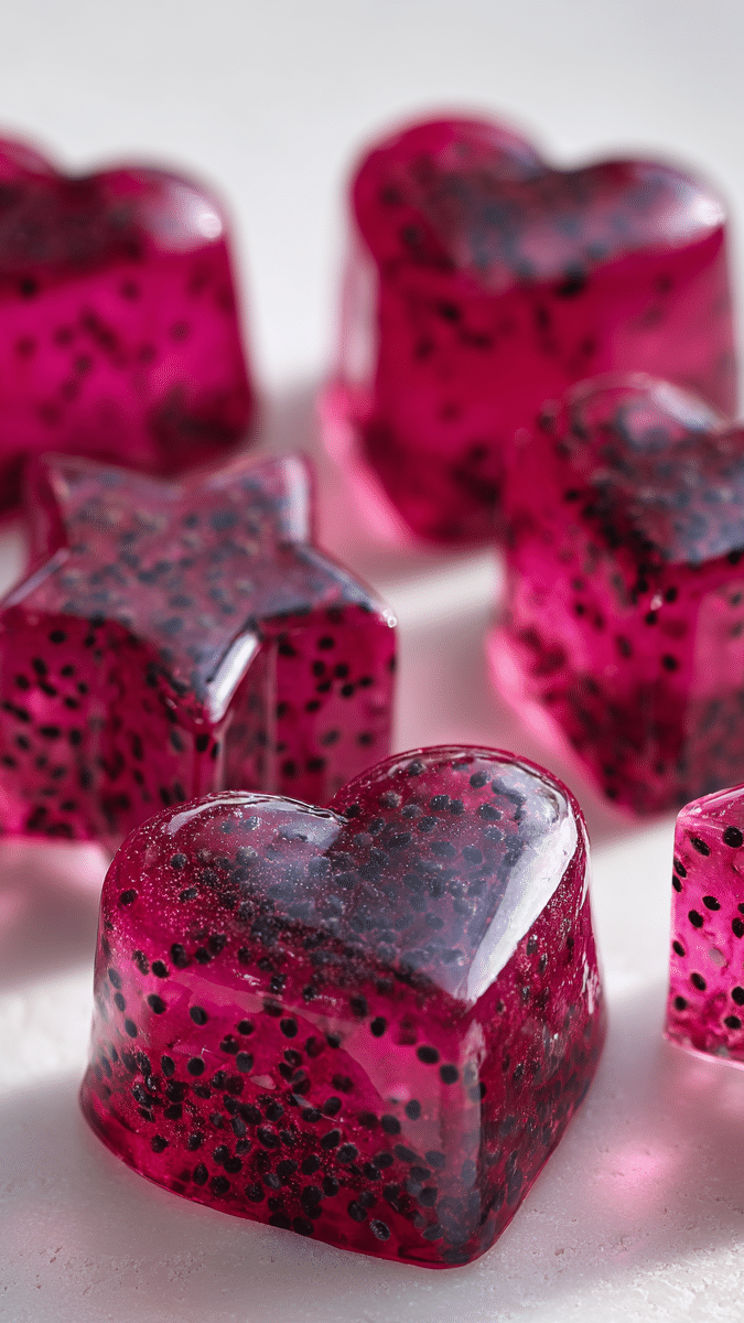Chia Seed Dragon Fruit Gelatin Meal Prep