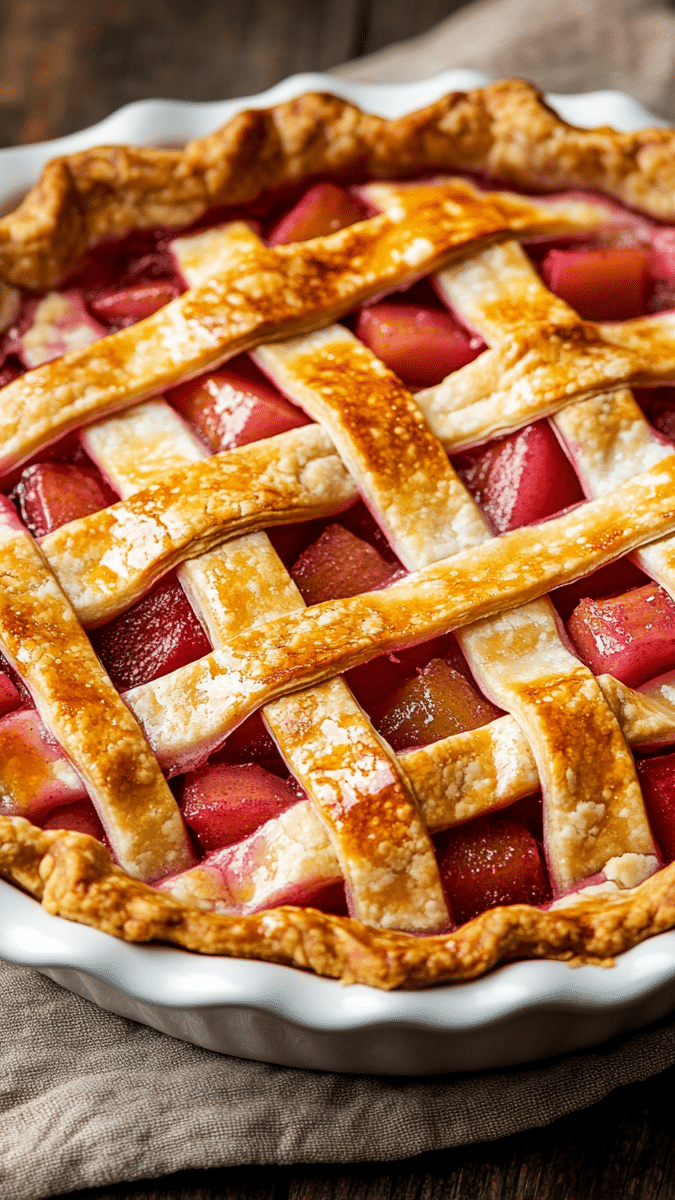 Classic Rhubarb Pie