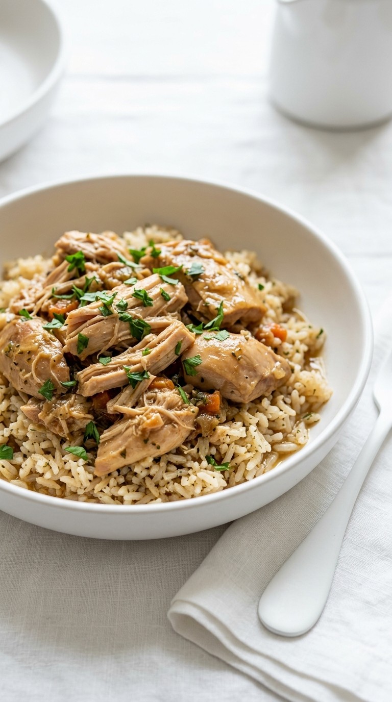 Crockpot Chicken and Rice