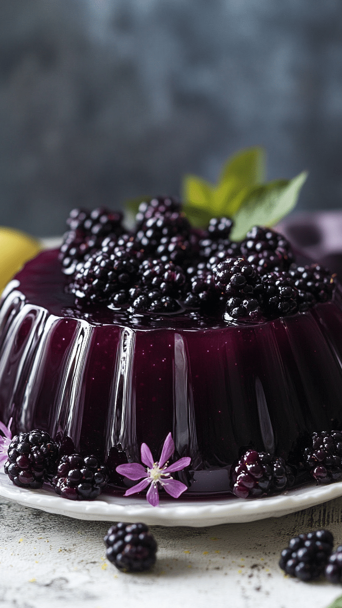 Elderberry Jello Mold