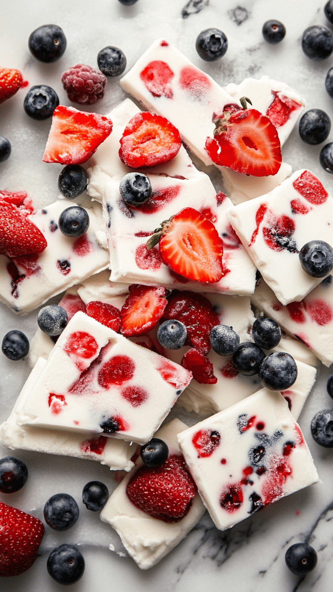 Frozen Yogurt Bark