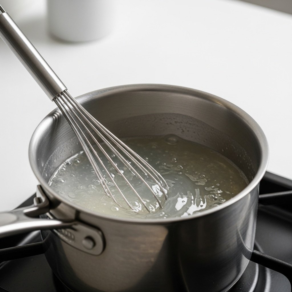 fruit jelly with agar cooking ingredients close-up