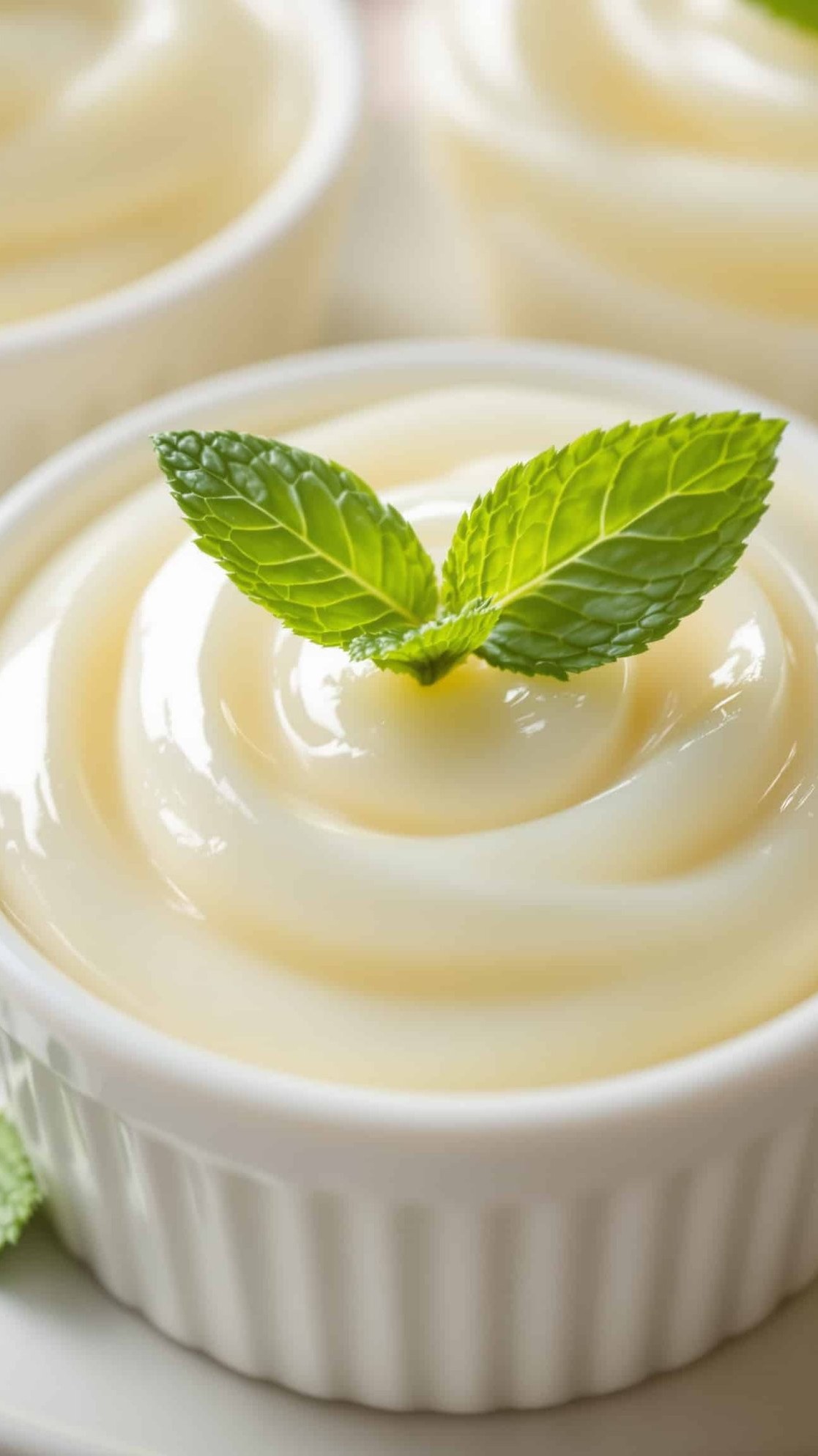 Close-up of a serving of gelatin before bed weight loss recipe