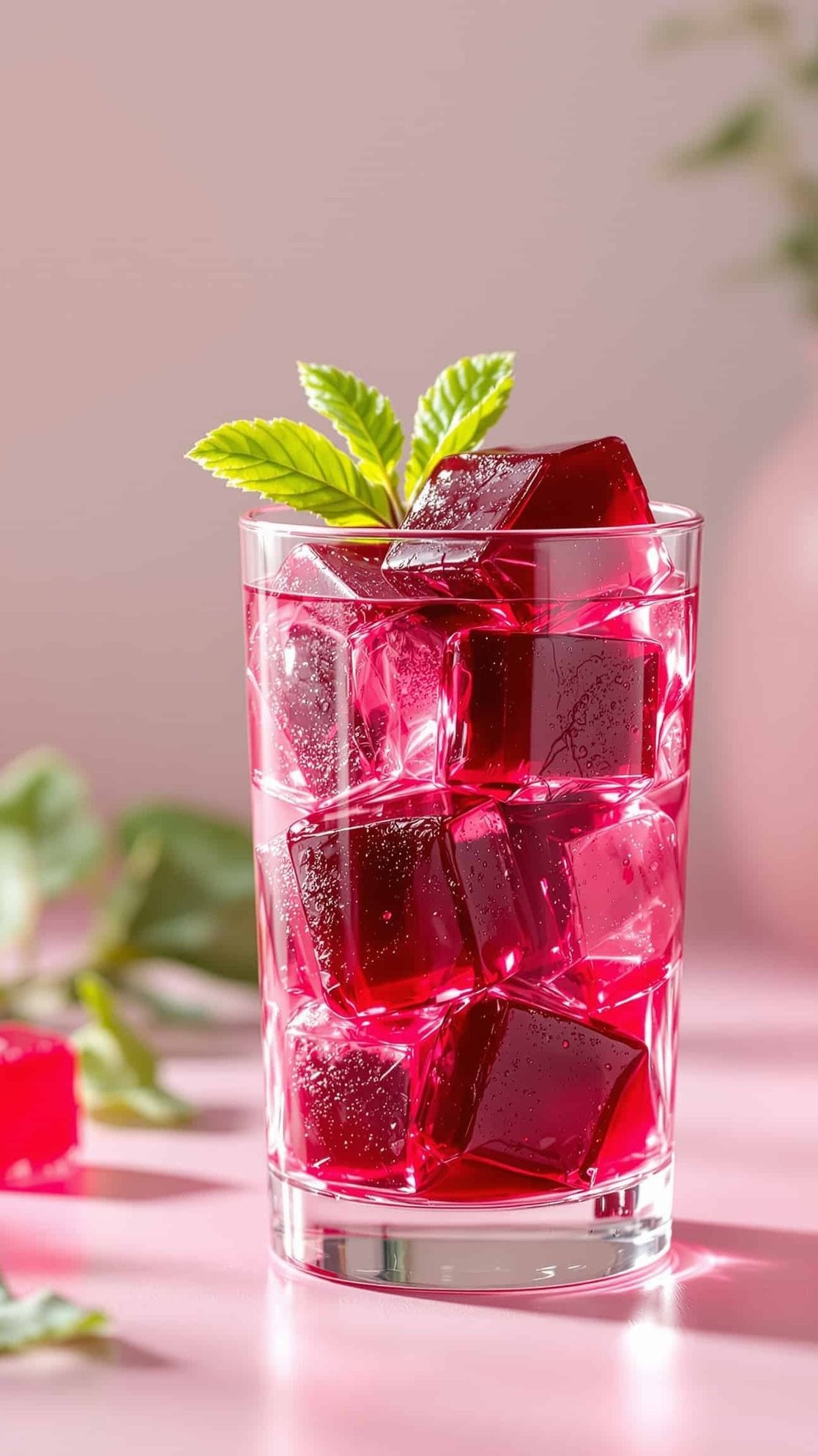 Gelatin Trick with Beet Juice