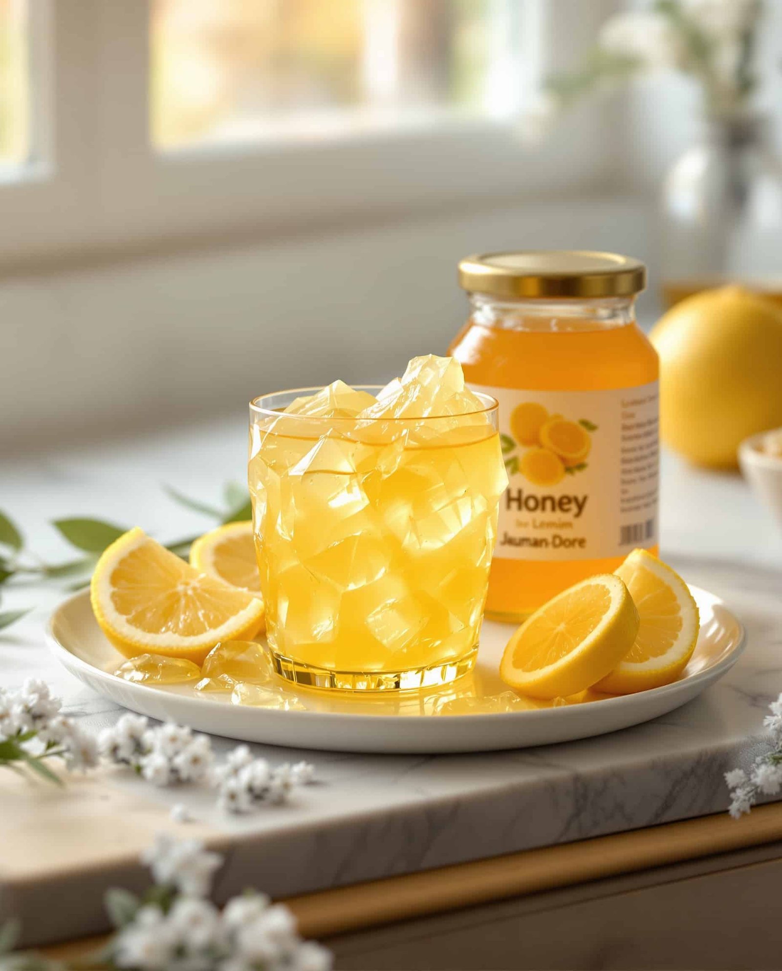 Gelatin Trick with Lemon and Honey