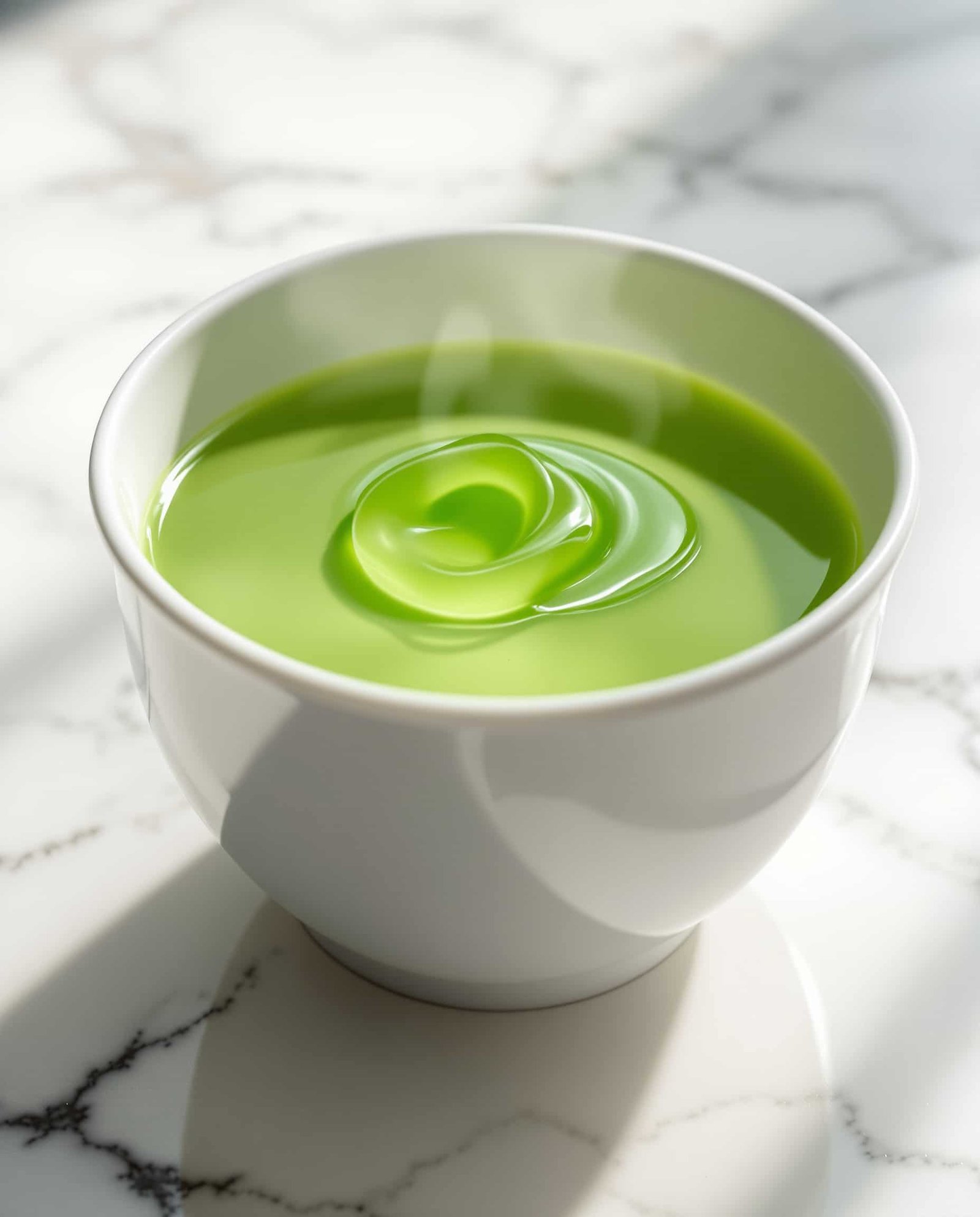 Gelatin Trick Recipe with Green Tea