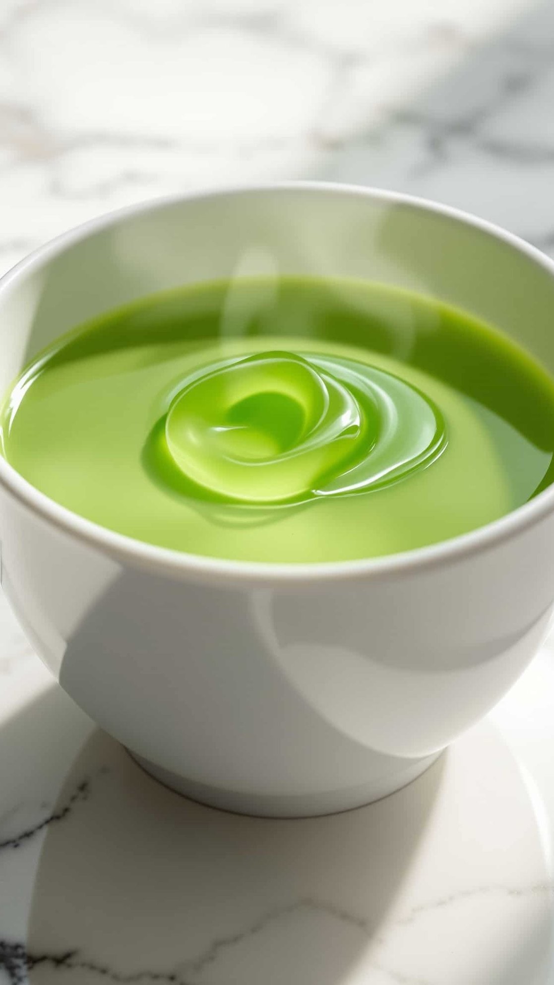 Gelatin Trick Recipe with Green Tea