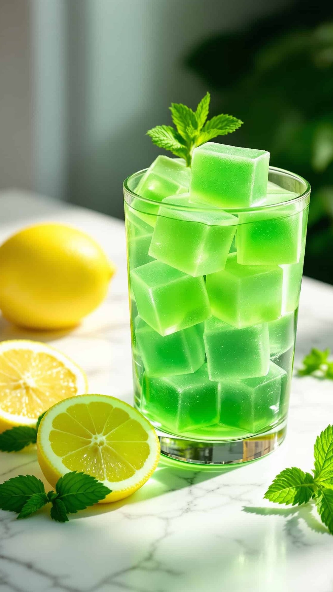 Gelatin Trick with Spirulina