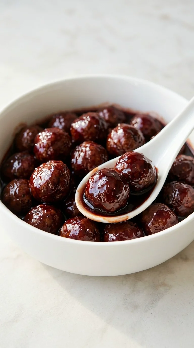 Grape Jelly Meatballs Crockpot