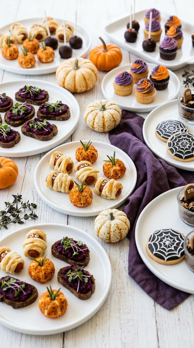 Halloween Appetizers and Desserts