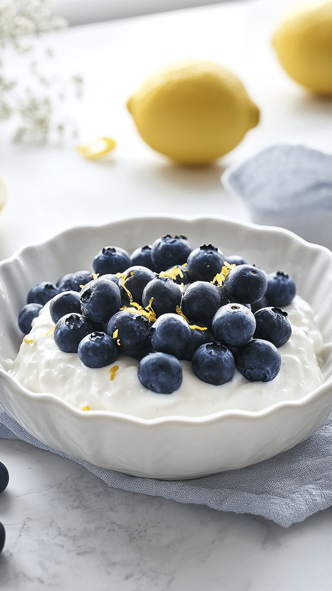 Close-up of blueberry baked oatmeal texture