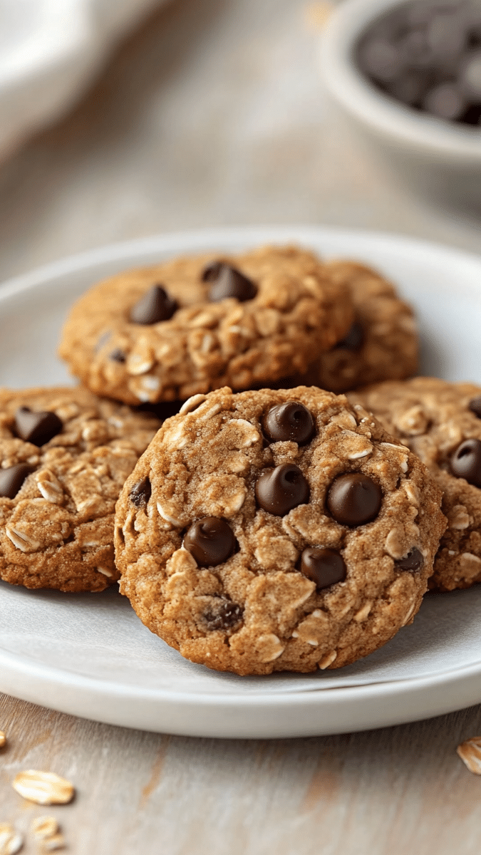 Close-up of healthy cookie texture