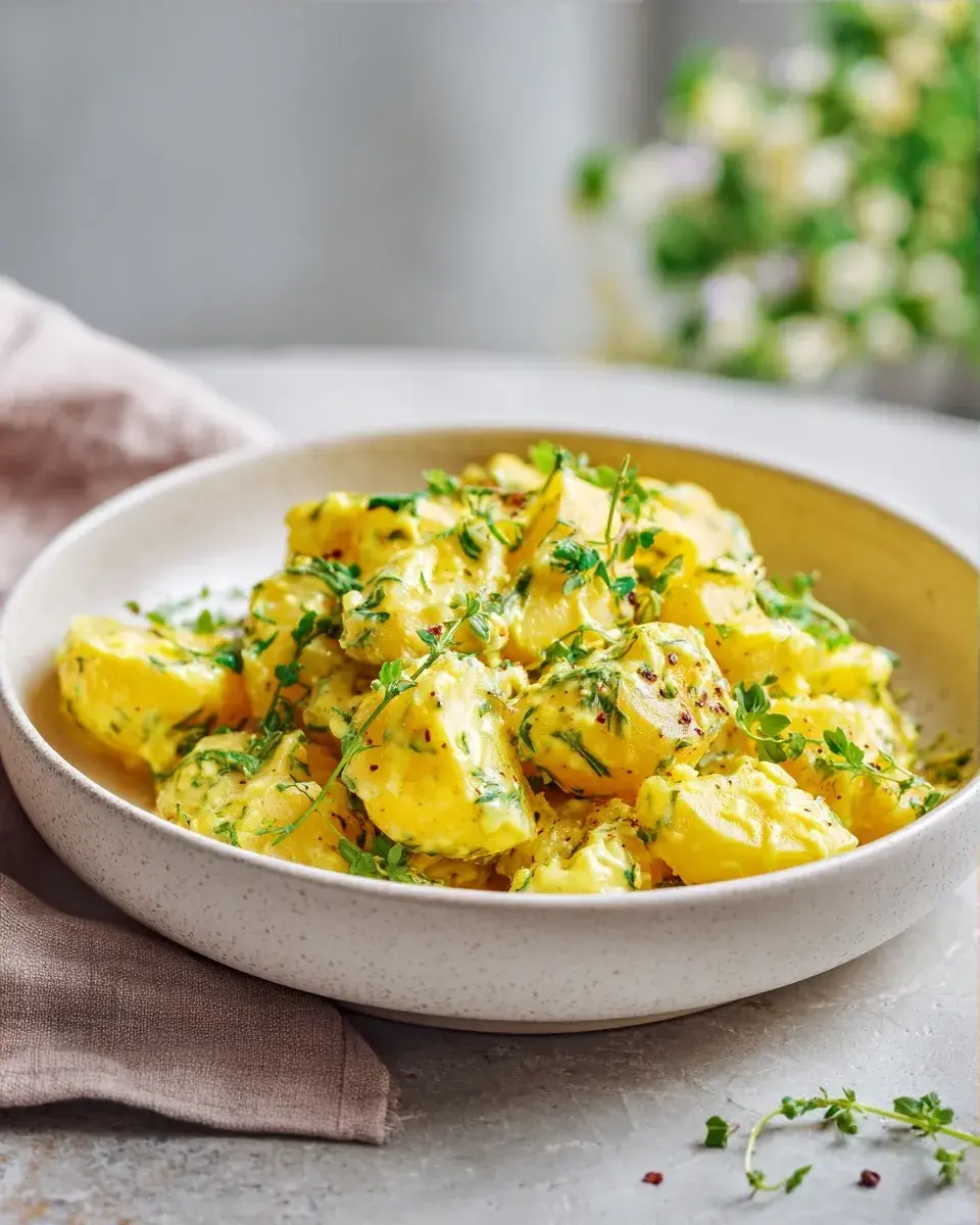 healthy potato salad