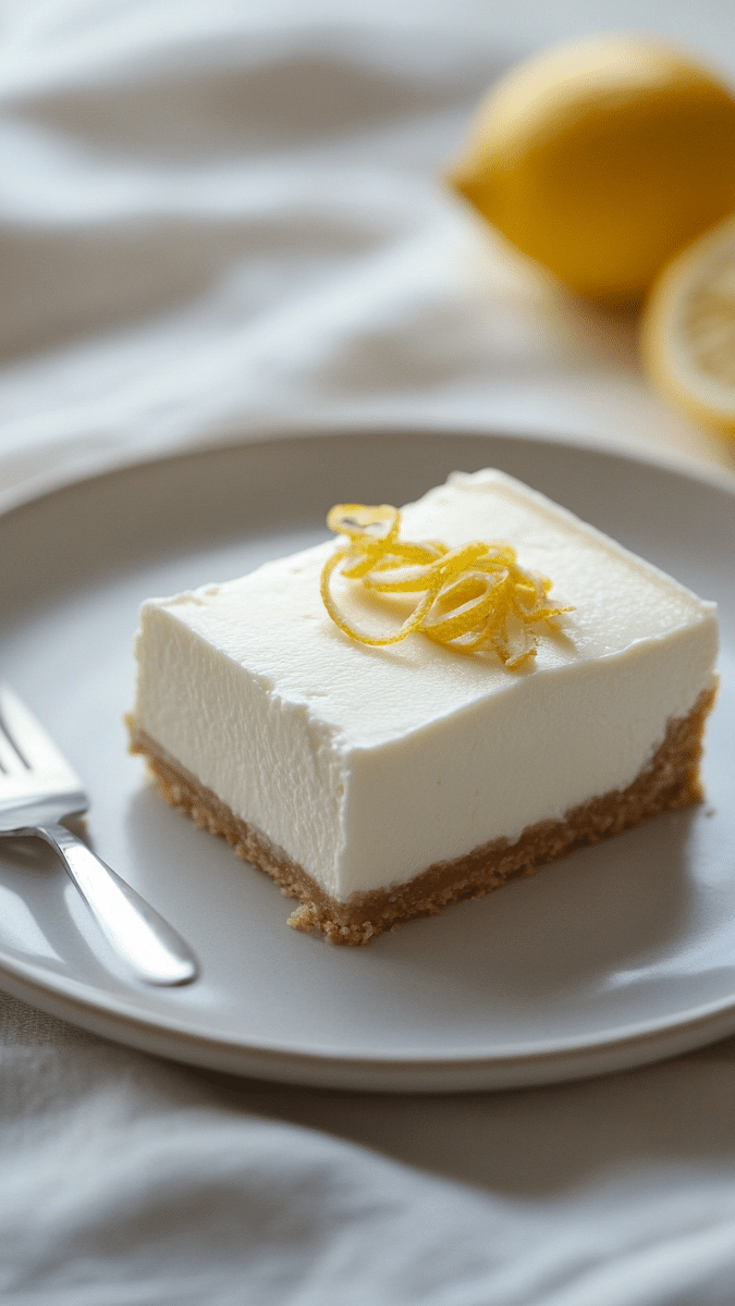 Close-up of cheesecake texture
