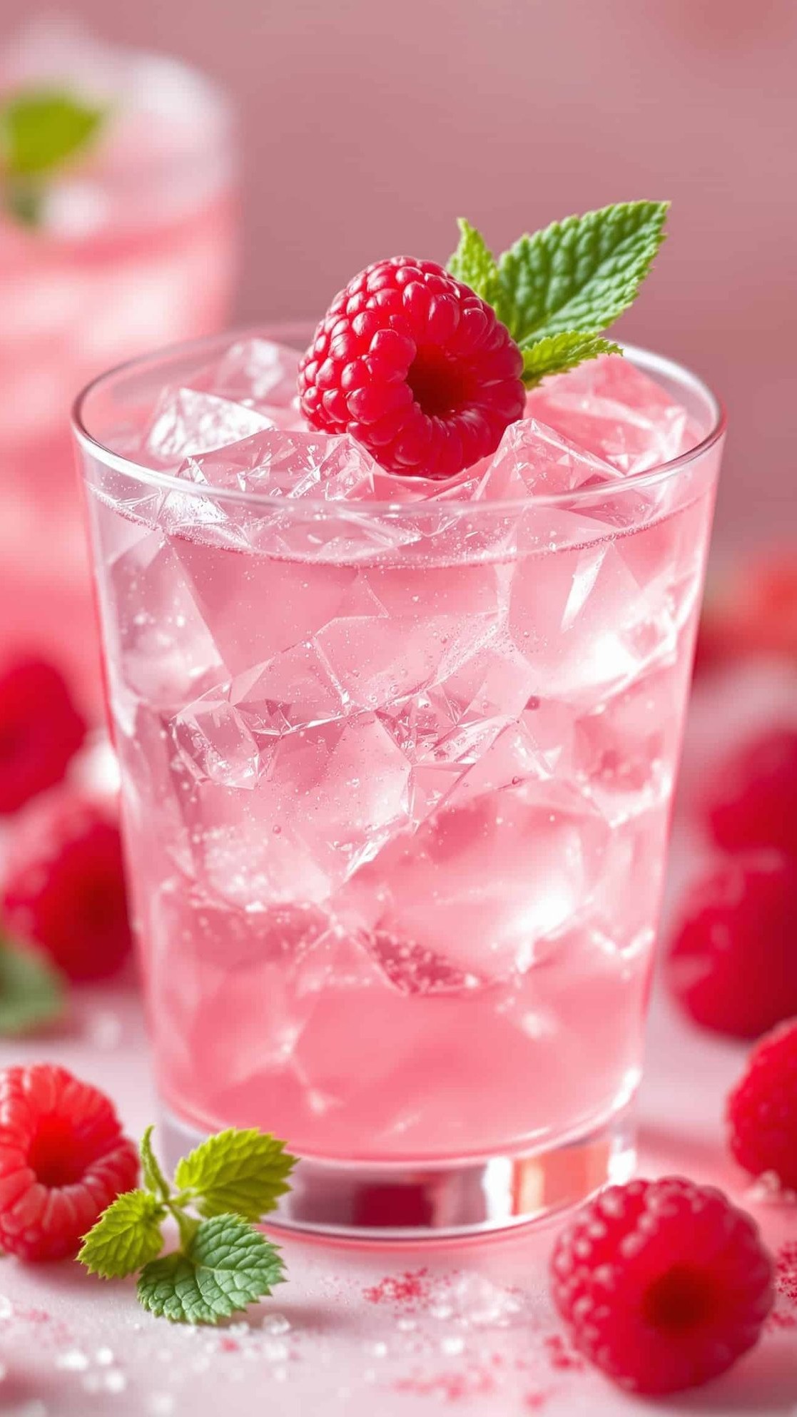 Close-up of blanc-rose protein jello, a healthy weight loss snack.