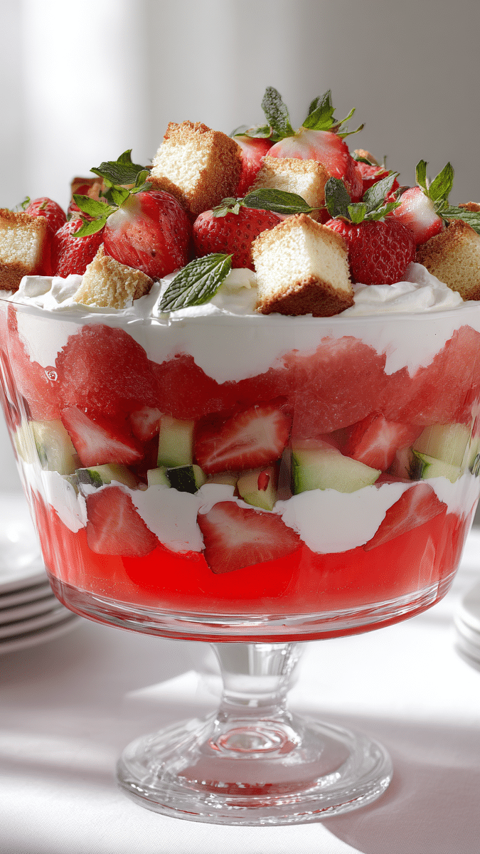 Close up of gelatin dessert