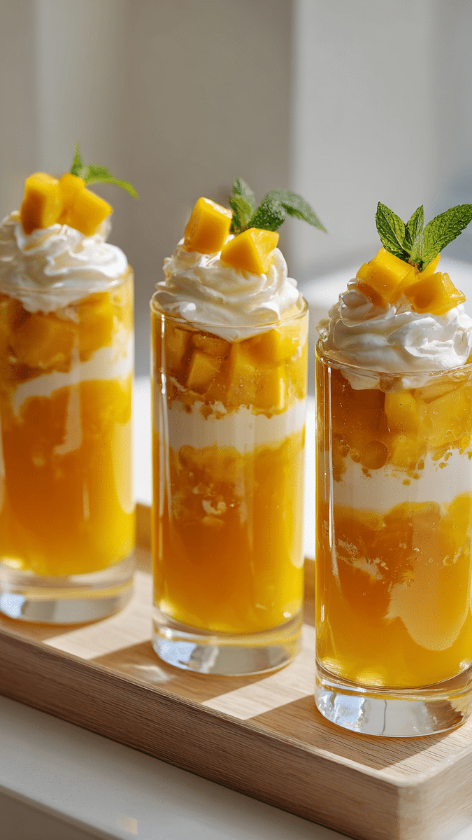 Emily Pineapple Mango Papaya Gelatin Wellness Trick