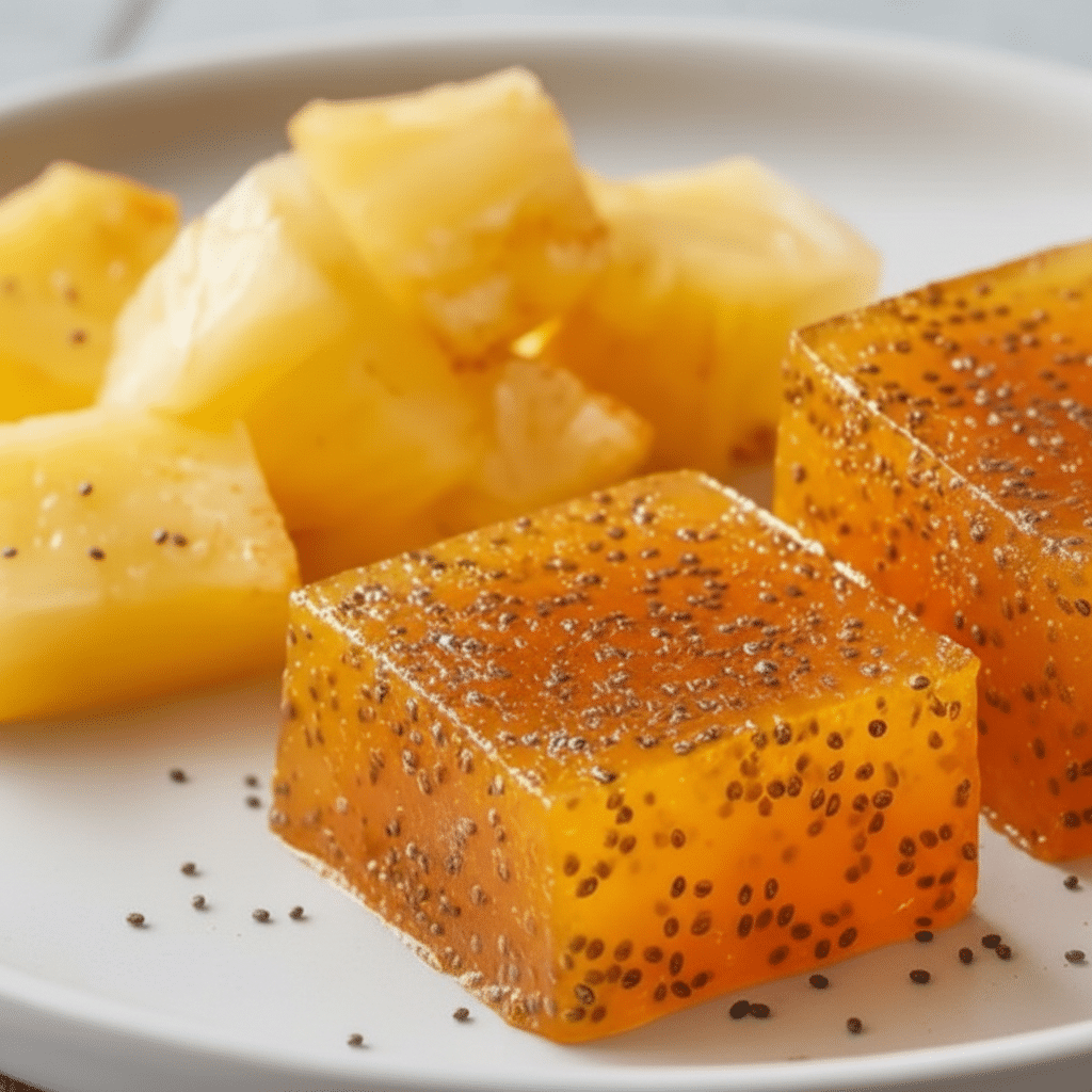 Overview Pineapple Turmeric Chia Gelatin Bites Serving Asked pineapple turmeric chia gelatin bites serving frequently overview