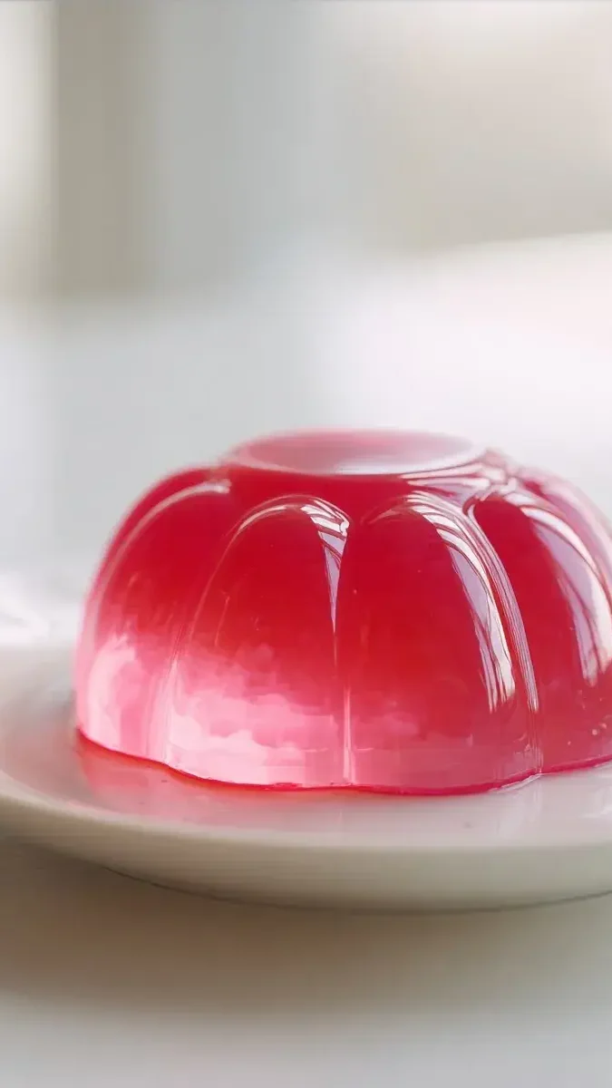 pink gelatin trick dragon fruit powder