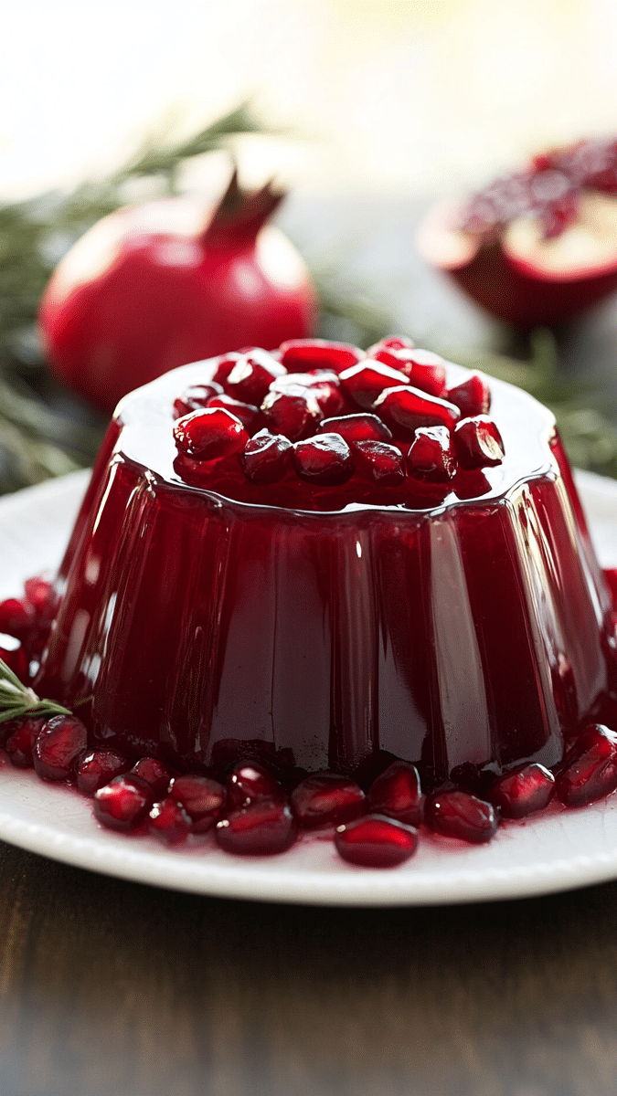 Pomegranate Jello Mold