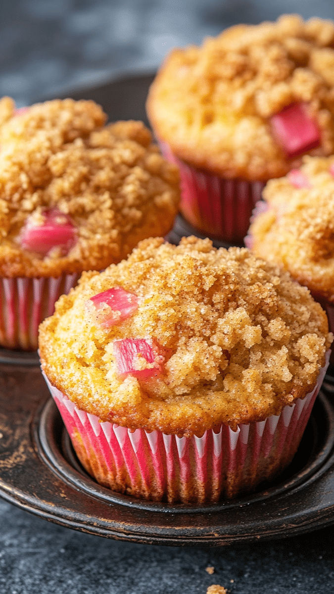 Rhubarb Muffins