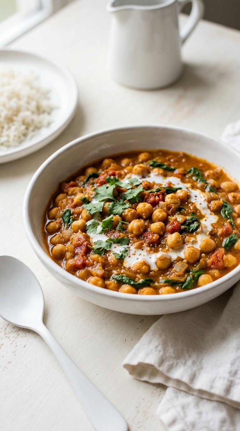 Slow Cooker Chickpea Curry