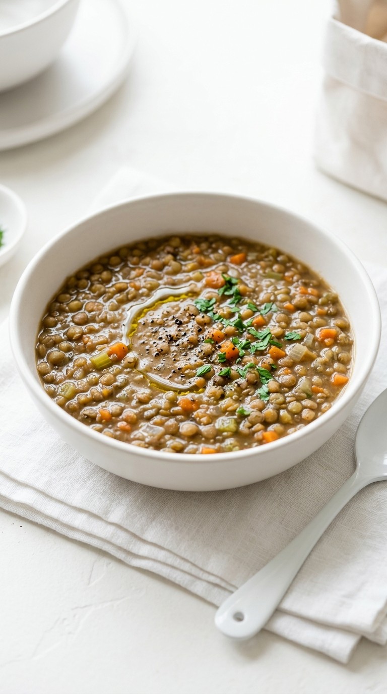 Slow Cooker Lentil Soup