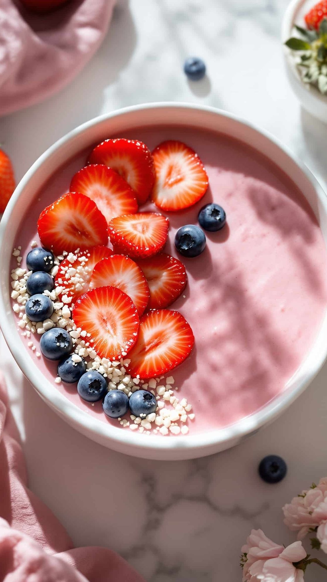 Strawberry Collagen Smoothie
