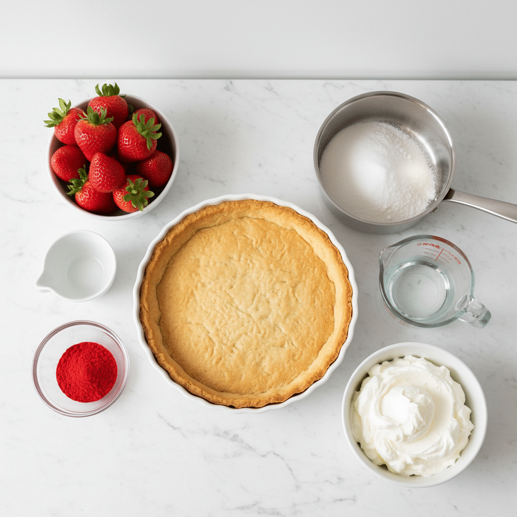 Ingredients of Strawberry Pie Recipe With Gelatin strawberry pie recipe with gelatin ingredients introduction detailed