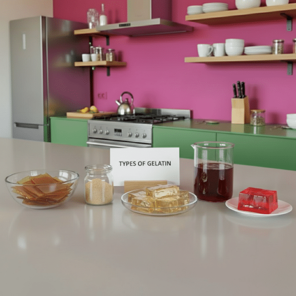 Types Of Gelatin Cooking Close-Up Gelatin types of gelatin cooking types close-up