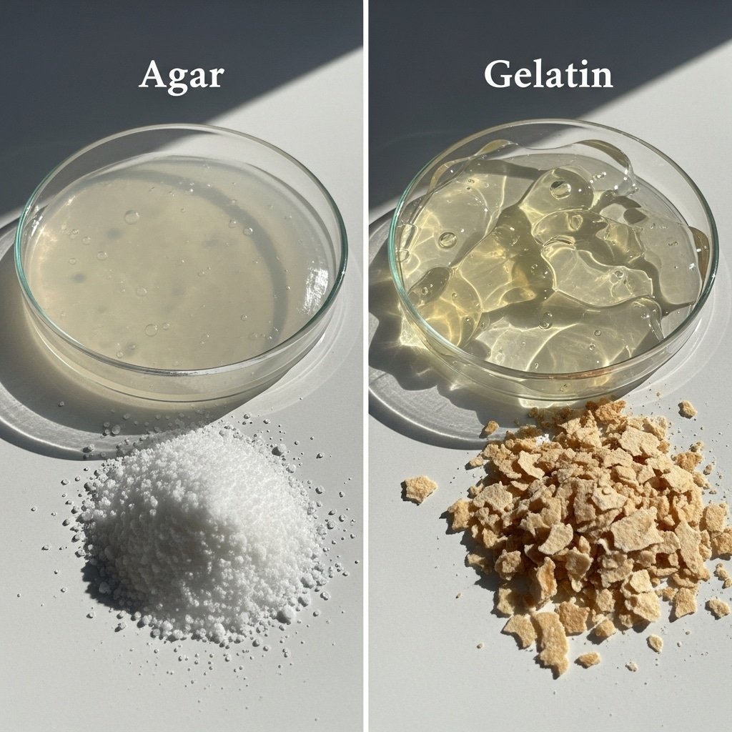 agar vs gelatin