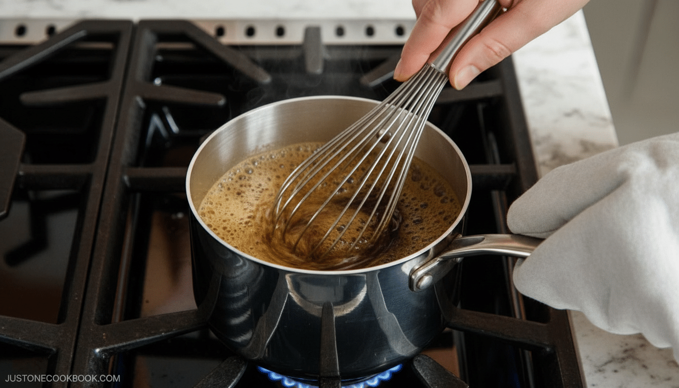 coffee jelly façon japonais cooking ingredients close-up