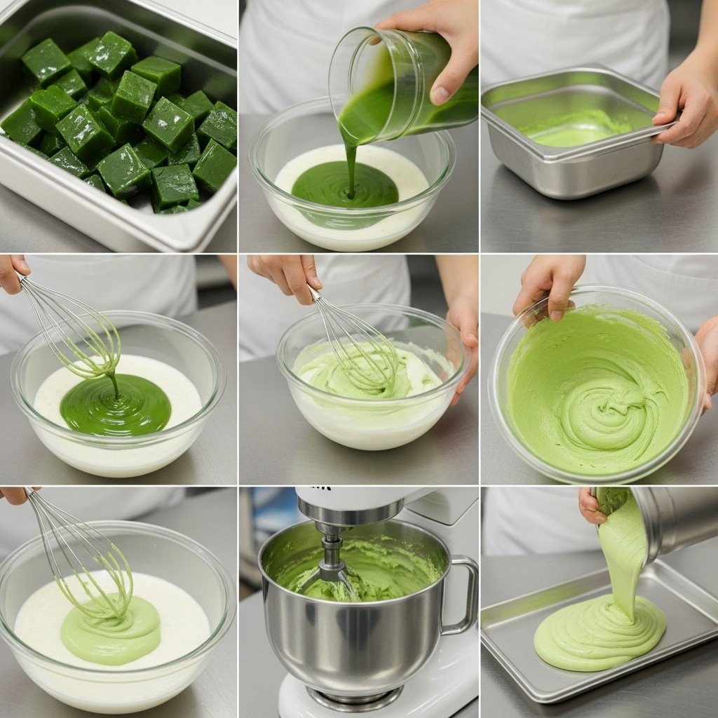 rich operation chocolate prepared with luxurious matcha ingredients introduction detailed