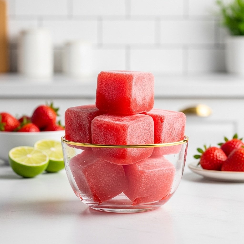 strawberry gelatin gummy recipe featured image