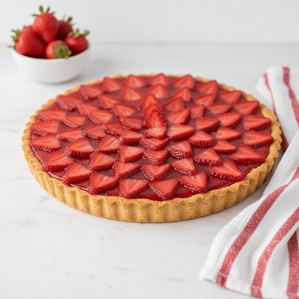 strawberry pie recipe with gelatin featured image