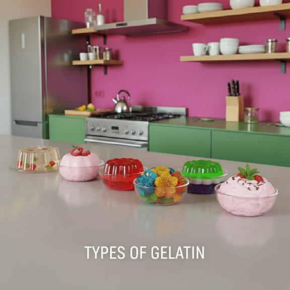 types of gelatin serving uses overview