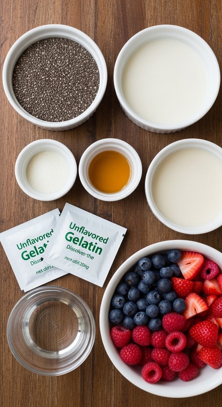 Ingredients of Digestive Chia Dessert digestive chia dessert ingredients introduction detailed