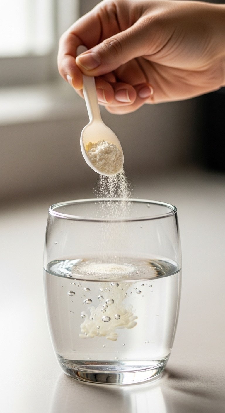 mix gelatin with lime cooking frequently close-up