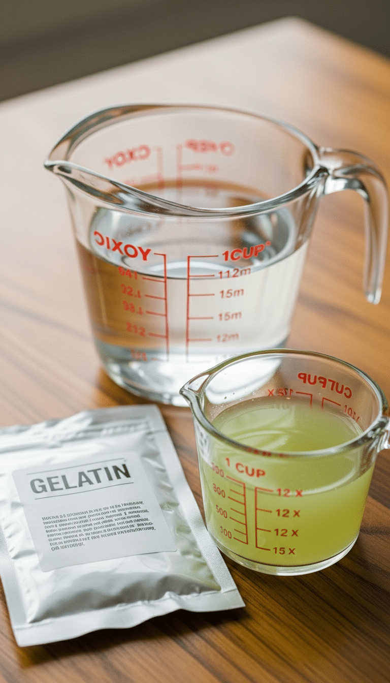 mix gelatin with lime ingredients introduction detailed