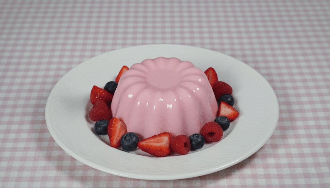 pink gelatin recipe featured image