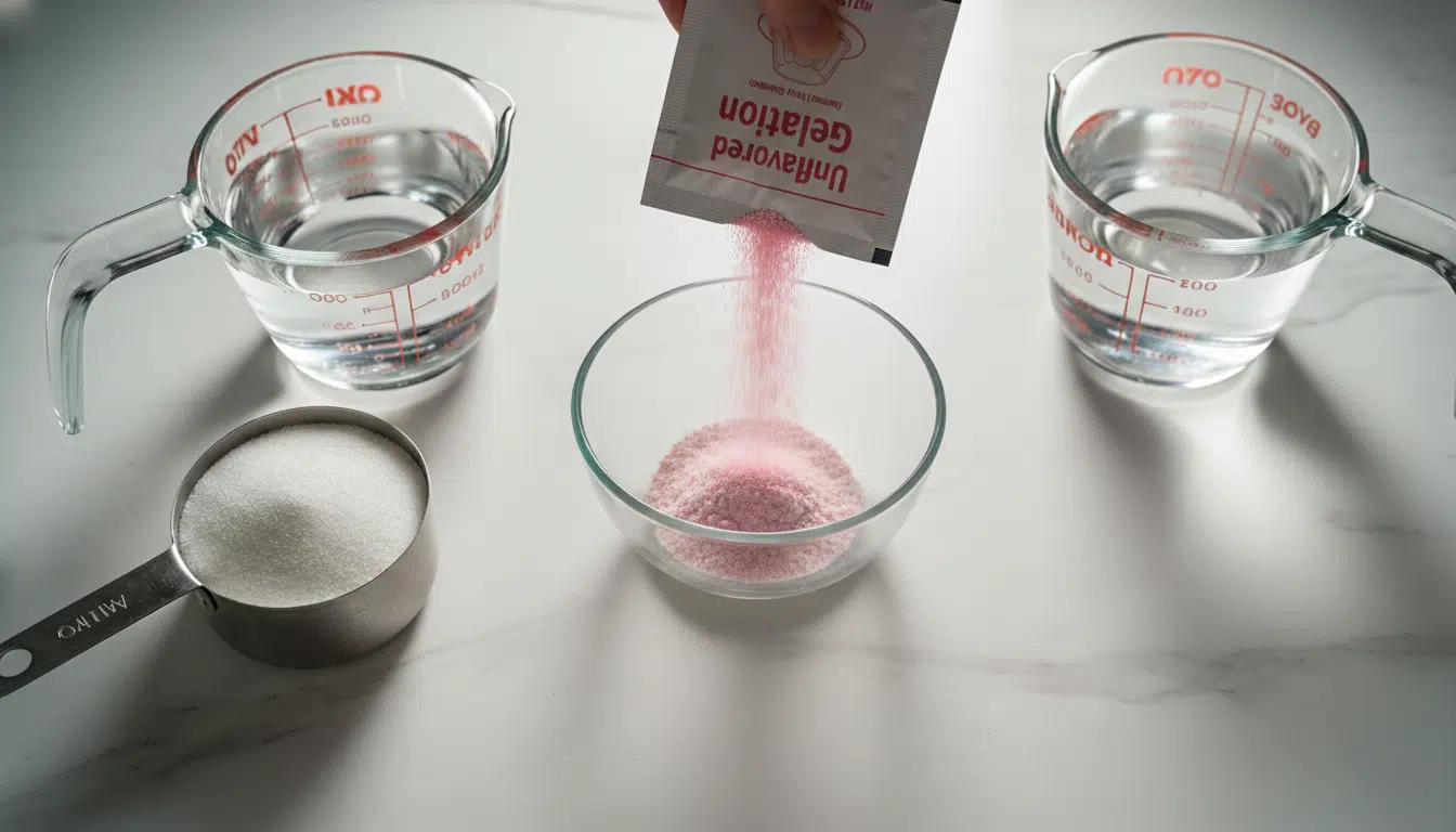 pink gelatin recipe ingredients introduction detailed