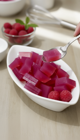 pink gelatin trick recipe featured image