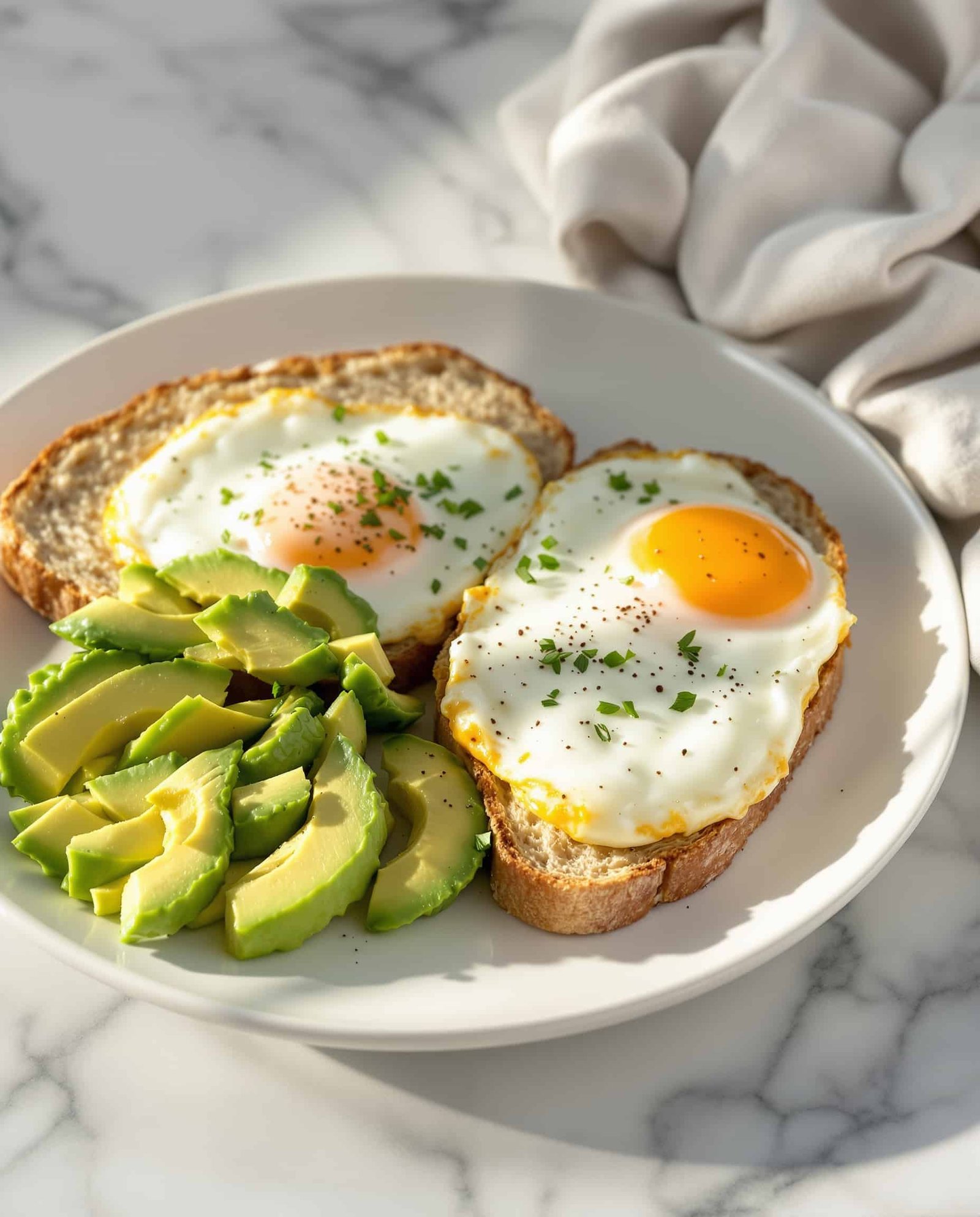 blood sugar balancing breakfast eggs avocado toast hero