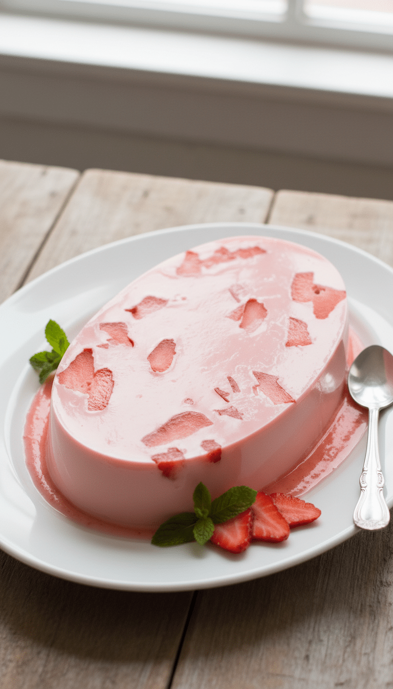 delicious pink gelatin delight recipe ingredients introduction detailed